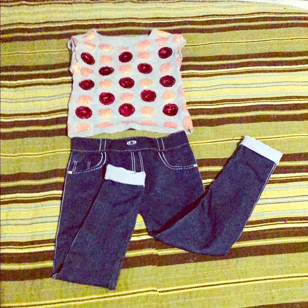 Tops and jeggin